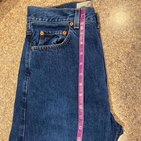 Gap Blue Button Fly Jeans Special Denim Straight Fit Tag Says W32 L30 - Picture 9 of 16